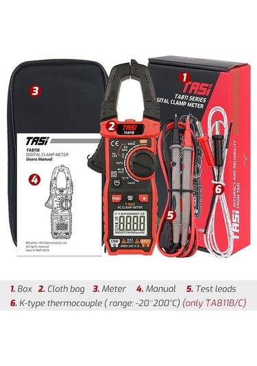 Didadodo Tası Ta811a Pens Metre Yüksek Doğruluk Ac Gerilim Ampermetre