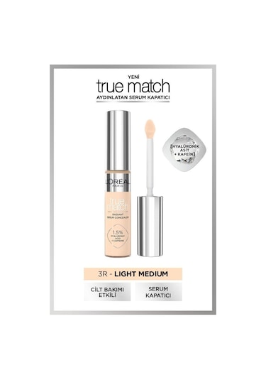 L'Oréal Paris True Match Aydınlatan Serum Kapatıcı - 3R 11 ML
