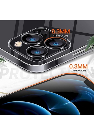 iPhone Uyumlu 14 Kilif Sararmayan Ince Seffaf Sert Pc White Kapak 557050847
