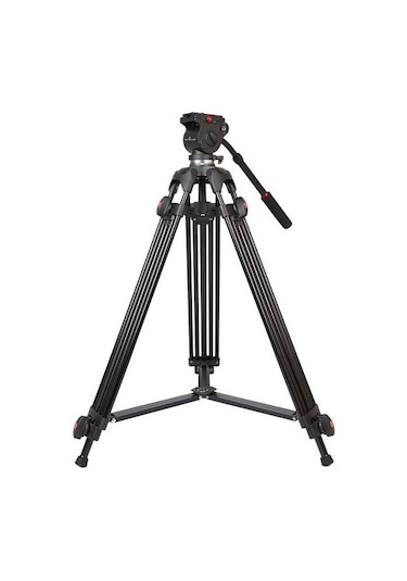 Tatsujin 0508B Pro Broadcast Profesyonel Video Tripod 190CM 9 kg