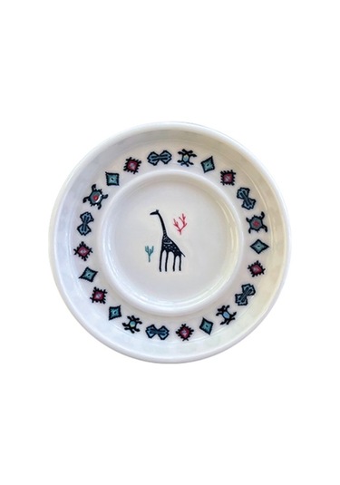 Porser Porselen Hitit Sefa Çay Tabağı Takımı 10cm 6 Parça Bns6ctprs1237 Çok Renkli