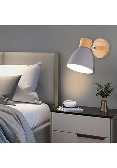 Suntek Modern Basit Duvar Işık Fikstürleri Koridor Grisi Gri Gri