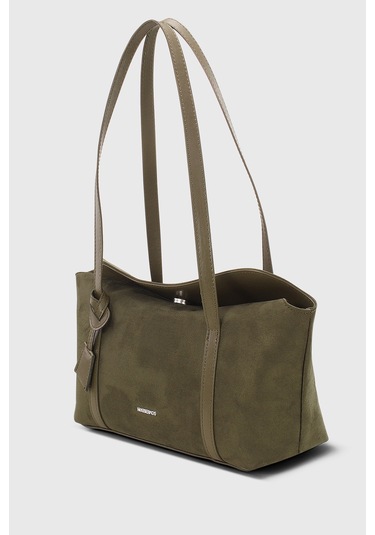 Süet Yeşil Bowling Omuz Çantası 270 Süet Yeşil