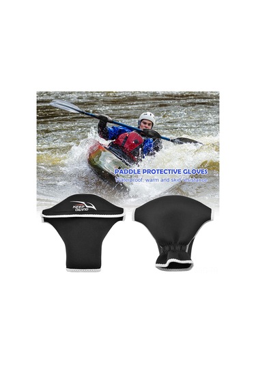 Springsun 3mm Neopren Özellikli, Altın/siyah Seçenekli, Kayak Ve Bot Adamakalıpları İçin Korumalı Eldivenler - Pg-209