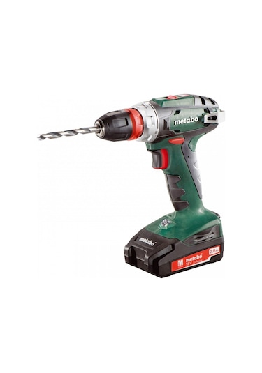 Metabo Bs 18 Quick 18V 2.0 Ah Li-ion Çift Akülü Darbesiz Vidalama