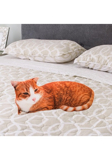 Suntek Kedi Şekilli Atma Yastık Yatak Odası Oturma Stil-c Stil C