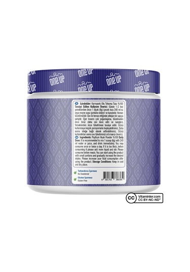 One Up Psyllium Husk Karnıyarık Otu Tozu 180 G