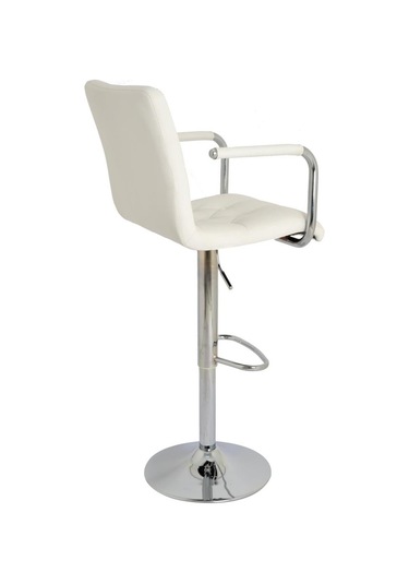Bürocci Helen Bar Sandalyesi-Beyaz-9519Q0109 Çok Renkli