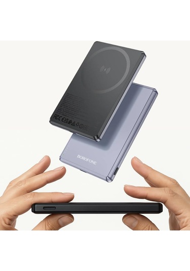 Borofone 5000mah 20w Powerbank Kablosuz Şarj Desteği Bj50