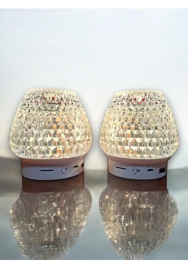 Müzik Severler İçin G5 Kristal Masa Lambası 7 Renk Hoparlör