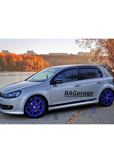 Vw Golf 6 Yan Marşpiyel Takımı - R Model - Plastik
