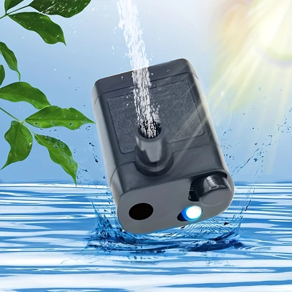 Willowhaven Gudyir Mini Dalgıç Çeşme Pompası - Beyaz Usb Güçlü Esnek Hortum Sessiz