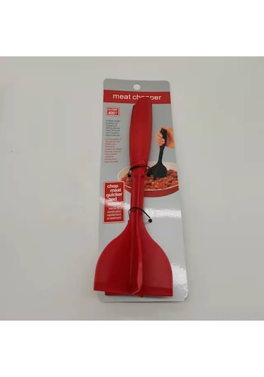 Neevoyu Kahvaltılık Et Kesici Nylon Malzeme Ev Fırını Çırpıcı Blender Siyah Renkli 90g Kırmızı