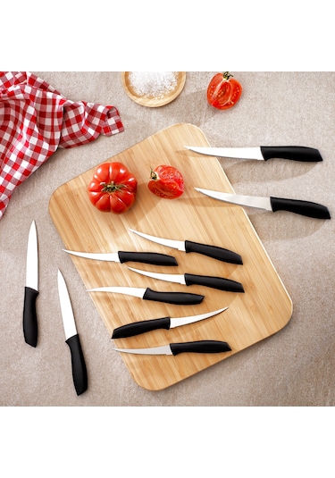 Schafer Quick Chef Bıçak Seti 10 Parça-siyah Siyah