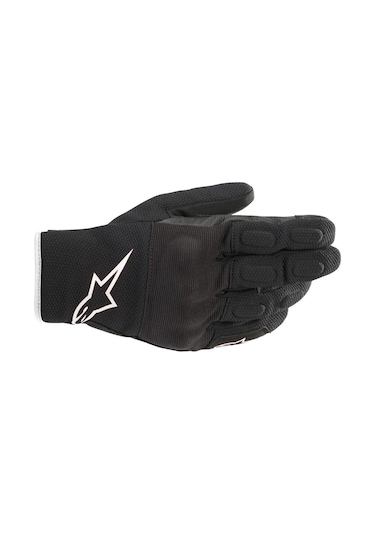 Alpinestars S-max Drystar Wp Korumalı Motosiklet Eldiveni Siyah Beyaz