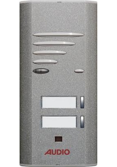 Audıo Konsept Tek Sıra İki Butonlu,hoparlörlü.fotoselli Zil Paneli