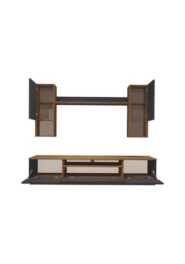 Decoraktiv Trio 5das Mdf Tv Ünitesi Tv Sehpası Pera - Antrasit