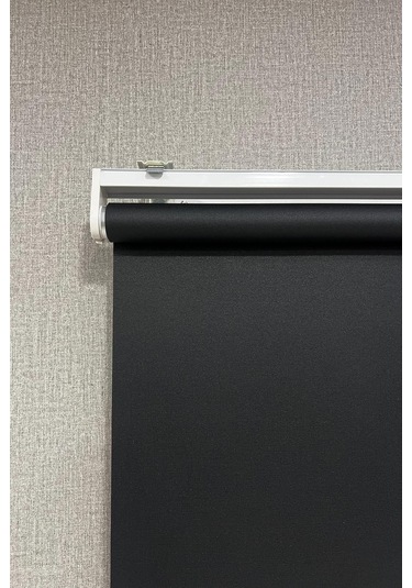 Stor Perde İthal Mat Polyester Siyah Siyah