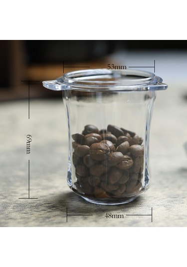 Suntek Magideal Kahve Dozaj Fincan Espresso Makinesi Aksesuarları Şeffaf