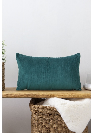 Soften Koyu Yeşil Dekoratif Kırlent 50x30 Cm Yeşil