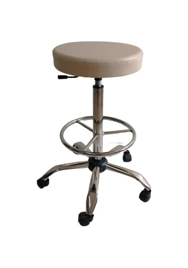 Bar Taburesi Krom Yıldız Ayaklı Çemberli