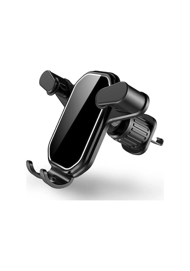 Geeroyoo Oto Havuz Çıkışlı Kanca Tipi Telefon Tutucu, 360 Derece Döner, Tek Elle Kaldır Ve Kon, Kararlı Tutma, Siyah Abs Malzeme Diğer