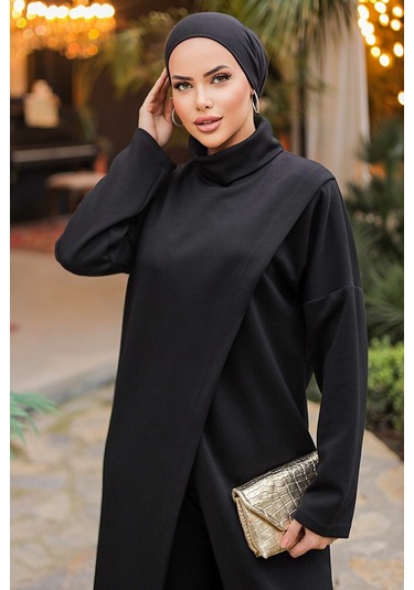 Asimetrik Kesim Takım 791 - Siyah