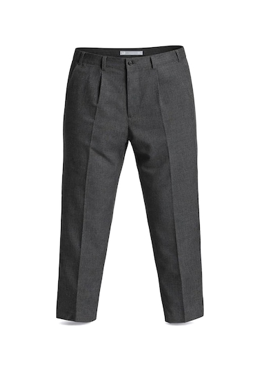 Regular Fit Yüksek Bel Erkek Kumaş Pantolon Gabriel Füme