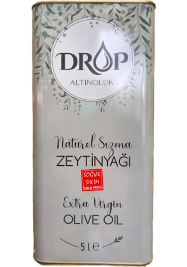 Drop Natürel Sızma Zeytinyağı Teneke 5 L