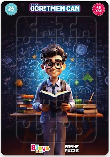 Btoys Kıds 24 Parça Puzzle Öğretmen Can