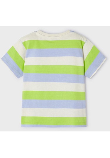 Mayoral Erkek Çocuk Çizgili Tshirt Yeşil