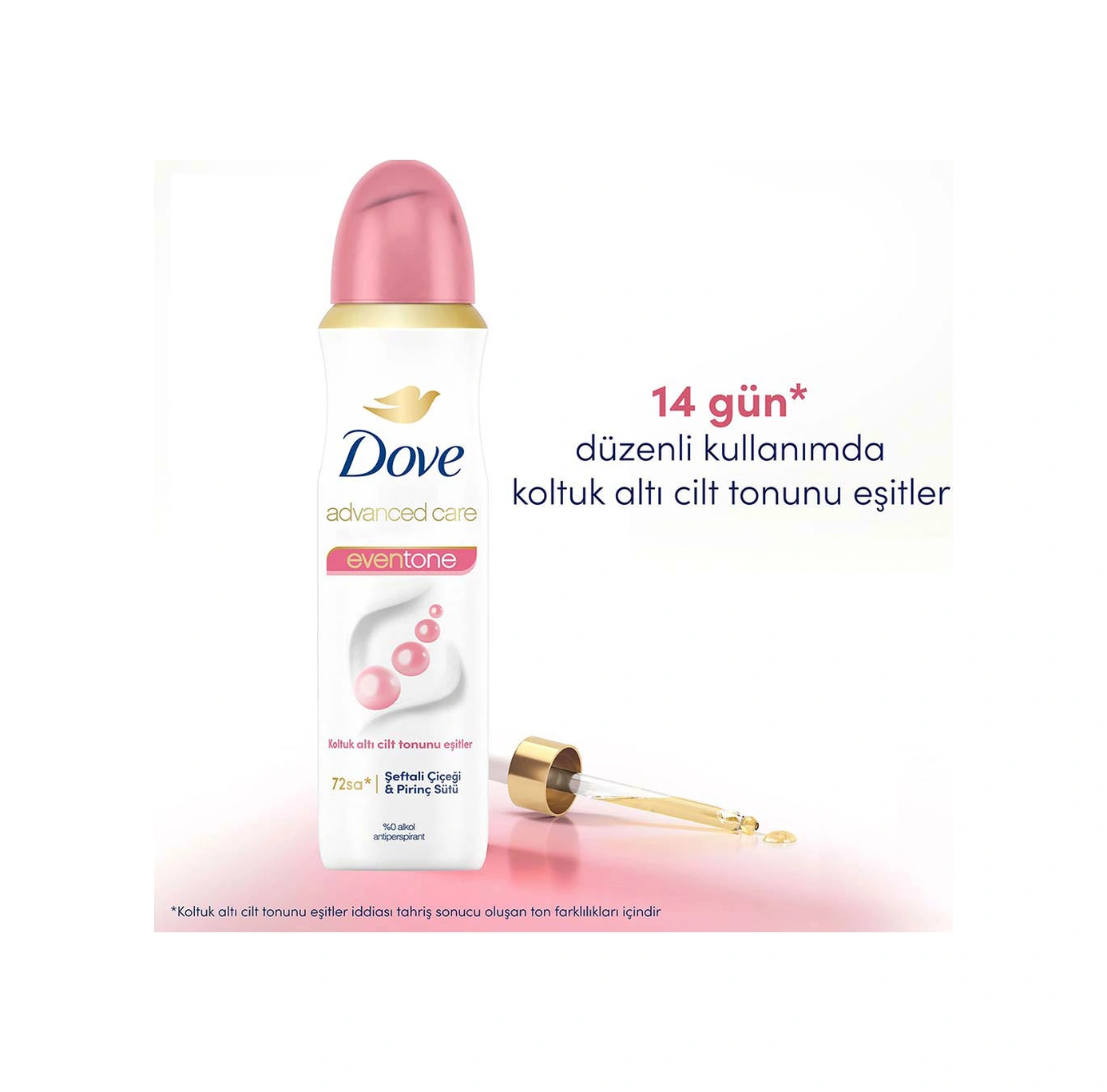 Dove Kadın Sprey Deodorant Eventone 72 Saat Koruma 150 Ml X3