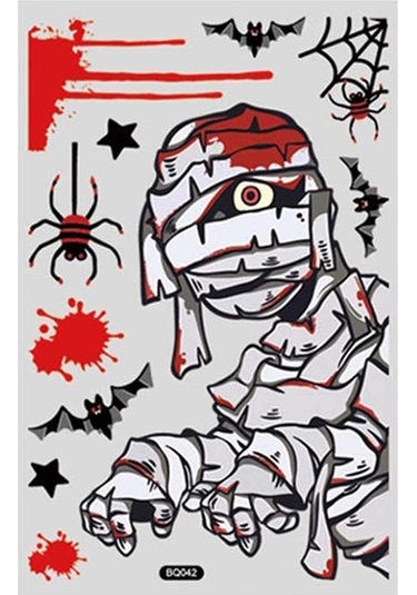 Dekorasyonu Statik Duvar Çıkartmaları Bq042 Mumya