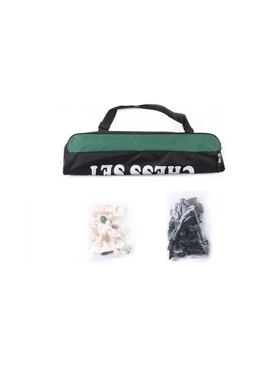 Sones Taşıma Çantasıyla Birlikte 34,5 Cm Katlanabilir Taşınabilir Satranç Takımı