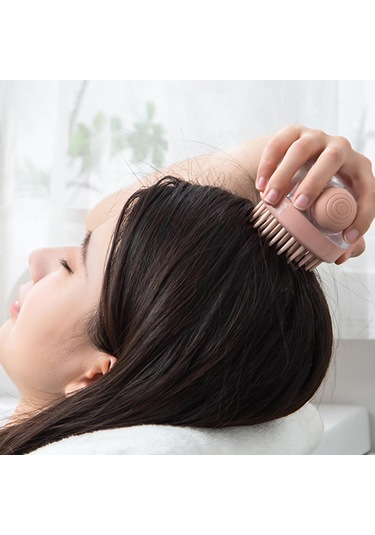 Suntek Manuel Masaj Tarak Portatif Banyo Uygun Kafa-için-pembe