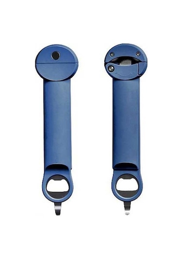 Novahub Pratik Çok Amaçlı Açak: Kavanoz, Kutu Ve Şişeler İçin Ergonomik Tasarım Mavi Mavi