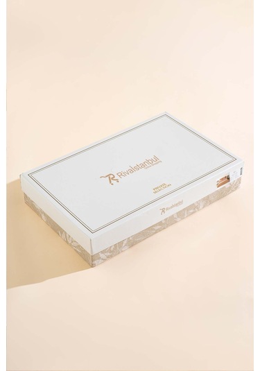 Noris Camel Çift Kişilik %100 Pamuklu Nakışlı Nevresimli Pike Takımı - 7 Parça Çeyiz Seti