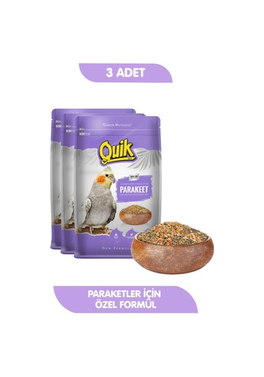 3lü Set Paraket Yemi Yenilenen750 Gr