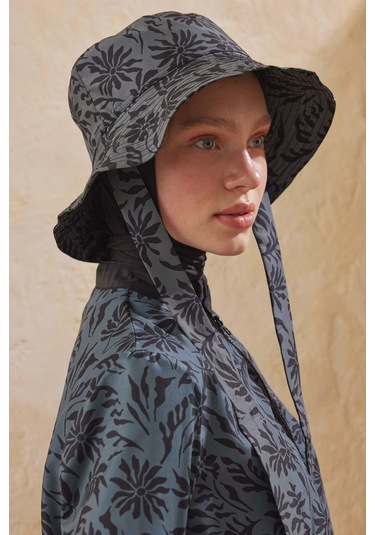 Manuka Bağlamalı Bucket Şapka Floral-yeşil Çok Renkli