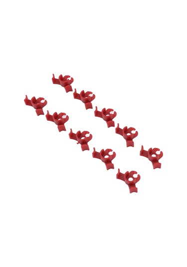 Folinda 20 Adet Plastik Bitki Büküm Klampları - Tohumluk, Seracılar Ve Bahçeler İçin Gövde Eğitici, 0.6 Cm'yi Geçmeyen Gövde Çapı, Renkli