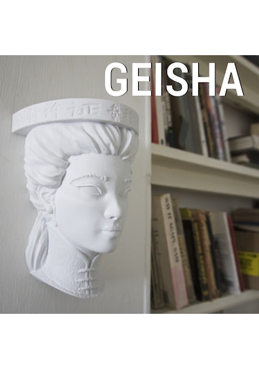 Geisha Duvar Rafı Renklendirilebilir