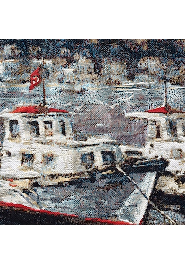 Manzara Serisi-1 Dokuma Goblen Kumaş-Anadolu Feneri