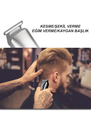 Emtulife Lı-1386 6in1 Erkek Bakım Kiti Saç Sakal ve Tüm Vücut Bakım Seti