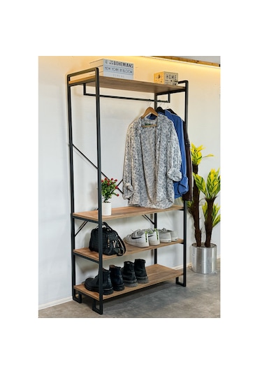 Açık Gardrop Raf Çok Amaçlı Dolap Gardolap 6069