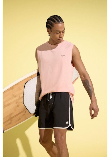 Defacto Defactofit Regular Fit Esnek Dokulu Kısa Boy Deniz Şortu D9631ax25hsbk81 Siyah Defacto Defactofit Regular Fit Esnek Dokulu Kısa Boy Deniz Şortu D9631ax25hsbk81 Siyah