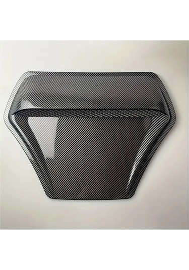 Dashanshop Karbon Fiber Hava Emme Kapağı - Jdm Siyah Abs Aerodinamik Motor Soğutma Ve Koruma