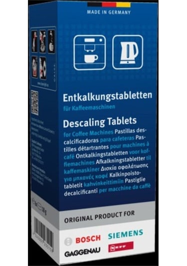 Kahve Makineleri ve Su Isıtıcıları için Kireç Çözücü Tablet
