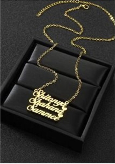 Gümüş 3 Isimli Kolye 487870042