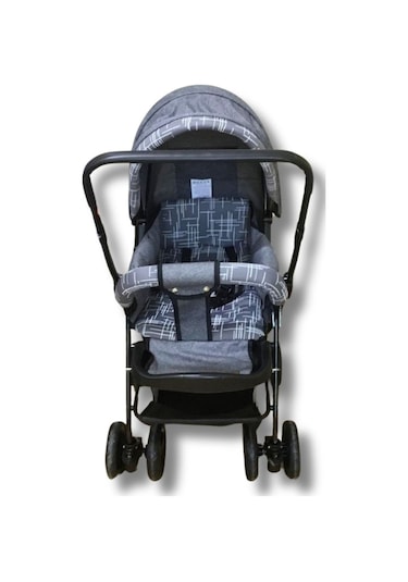 Jusso Dido Comfort Line Çift Yönlü Bebek Arabası Gri