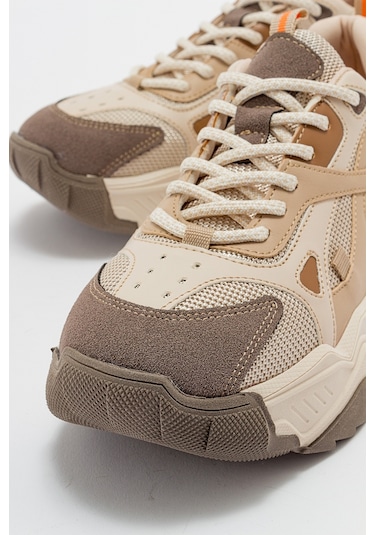 Luvishoes Lecce Bej-kahve Kadın Spor Ayakkabı Bej - Kahverengi
